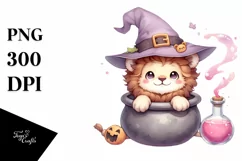 Cute Baby Lion Popping Out PNG Product Image 3