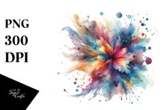 Colorful Splash Stains Clipart Product Image 3