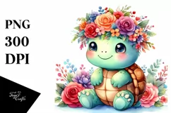 Vibrant Flower Crown Colorful Flowers | Sublimation | Product Image 3