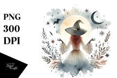 Excited Boho Witch PNG Product Image 1