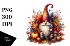 Autumn Gnome PNG Product Image 3