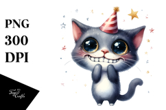 Big Eyes Party Hat Expression | Clipart Product Image 1