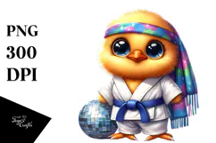 Goofy Baby Chicken Disco Ball PNG Product Image 1