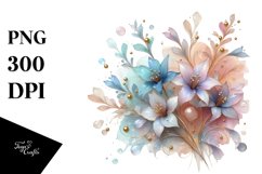 Glossy Lobelia PNG Product Image 1