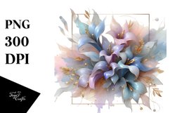 Glossy Lobelia PNG Product Image 1