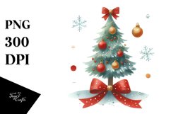 Simple Christmass Tree PNG Product Image 1
