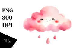 Whimsical Pinkish Cloud PNG Product Image 1