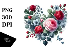 Heart Paintbrush Painting PNG Product Image 1