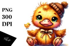 Brownish Plush Duck PNG Product Image 1