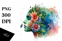 Vibrant Made of Flowers, Abstract PNG Product Image 3
