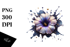 Glossy Petunia PNG Product Image 1