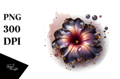 Glossy Petunia PNG Product Image 1