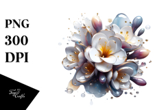 Abstract Material Freesia PNG Product Image 1