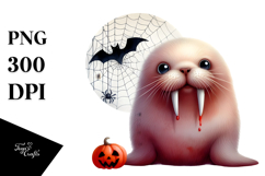 Funny Cute Walrus Clipart Product Image 1