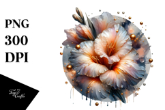 Abstract y Gladiolus PNG Product Image 1