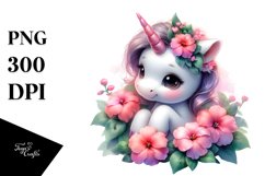 Impatiens Unicorn | Sublimation | Clipart Product Image 3