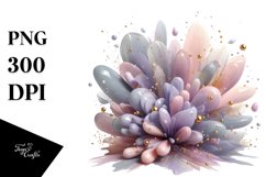 Glossy Lavender with Metallic Insertions PNG Product Image 1