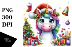 Vibrant Goofy Unicorn PNG Product Image 1