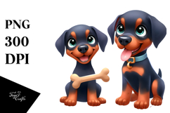 Adorable Doberman Pinscher, Transparent PNG Product Image 1
