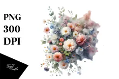 Flower with Flowers PNG Product Image 1