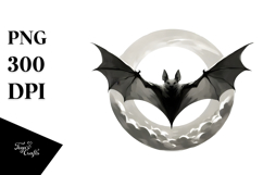 Simple Digital Painting with BAT PNG Product Image 1