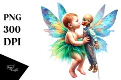 Baby Fairy with Ventriloquist&#039;s Dummy PNG Product Image 1