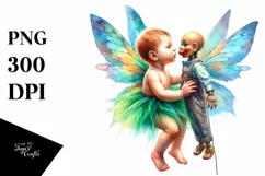 Baby Fairy with Ventriloquist's Dummy PNG Product Image 1