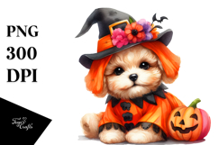 Cute Baby Cow Dressed for Halloween, High-Res PNG Product Image 1