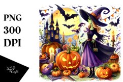 Simple Halloween Witch Scene Product Image 3
