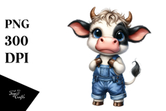 Funny Halloween Moon Clipart Product Image 1