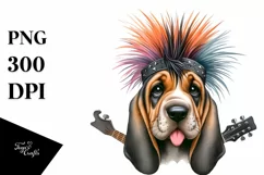 Funny Baby Bloodhound Punk Singer Product Image 3