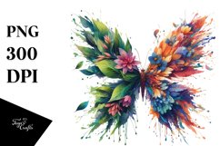 Abstract Butterfly PNG Product Image 1