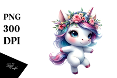 Baby Unicorn Dancing PNG Product Image 1