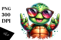 Funny Turtle Sunglasses Rocker Product Image 1