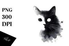 Cute Baby Cat Halloween PNG Product Image 1