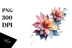 Pastel Glossy Daffodil PNG Product Image 1