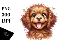 Happy Baby Cartoon Chesapeake Bay Retriever, Transparent PNG Product Image 1