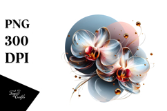Glossy Orchid PNG Product Image 1
