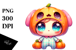 Funny Ghost in Pajamas, Transparent PNG Product Image 1