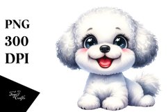 Funny Bichon Frise Baby Clipart Product Image 3