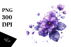 Violet Splash PNG Product Image 1
