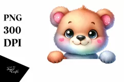 Colorful Baby Bear Smiling | Clipart Product Image 3