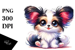 Cute Papillon, Transparent PNG Product Image 1
