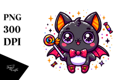 Funny Tiny Bat Wearing Rain Boots PNG Product Image 1