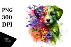 Abstract Vibrant Puppy, 20 oz Tumbler Product Image 1