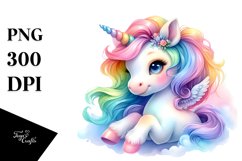 Baby Unicorn Clipart Product Image 3