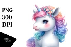 Baby Unicorn Clipart Product Image 3