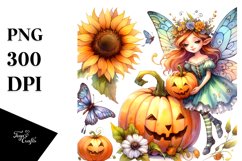 Simple Fairy Pumpin Clipart Product Image 3