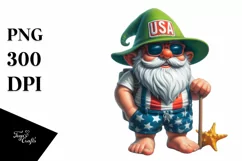 Colorful Gnome Beach Wear | Sublimation | Clipart Product Image 3