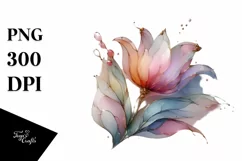 Pastel Shiny Tulip, Transparent PNG Product Image 3